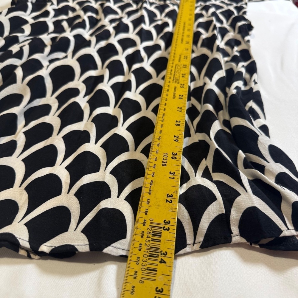 Zara Size M Black White Mini Shirt Dress Clean Girl Old Money Chic Style - Picture 6 of 8